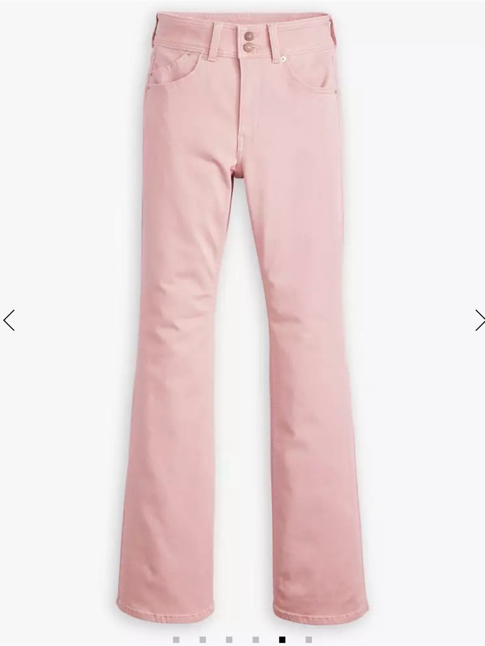 NWOT Levi's Soft Pink Flare Jeans - Women's